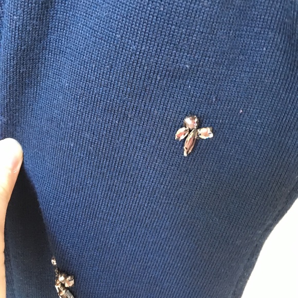 LOFT ~ jeweled sweater - Picture 3 of 6